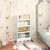 libreria Infantil 4 Estantes Estanteria Infantil Libros para Habitación Infantil Sala Juegos y Guarria 80x12x118 cm - details 9