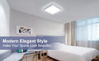 Goeco Lámpara de Techo LED Moderna Brillancia de 2700LM, Montaje Semi-Flush, Material ACRYL, Eficiencia de Energía - details 0