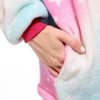 Pijama De Invierno De Peluche Kigurumi Unicornio Para Mujer Y Hombre Pijama De Dibujos Animados Cómodo Y Caliente Con Capucha Y Botones - details 6