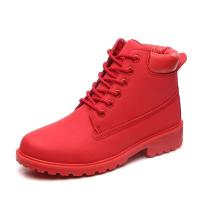 Botas de trabajo clásicas de cuero con cordones para hombre y mujer - details 0