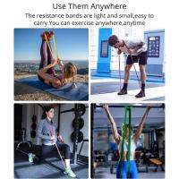 Bandas de resistencia para ejercicio, banda elástica para el hogar, Pilates, equipo de gimnasio, banda de asistencia para dominadas, accesorios de culturismo - details 3