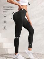 Mallas de yoga de cintura alta con realce de glúteos, compresión, elásticas, que absorben la humedad, transpirables, ideales para yoga, entrenamiento, correr y gimnasio - Ropa deportiva para mujer. - details 7