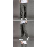 Pantalones cargo para hombre, ropa de trabajo de algodón para primavera y verano - details 8