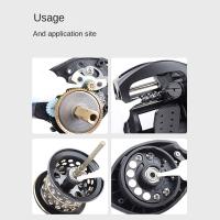 Carrete de pesca lubricante de 2 piezas, rodamiento de grasa, mantenimiento, engranaje de fundición de cebo, aceite líquido, estable, prevención de óxido - details 4