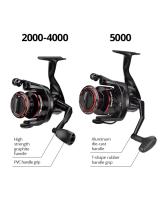 KastKing-carrete de pesca giratorio Brutus superligero, arrastre máximo de 8KG, relación de engranaje 5,2: 1, bobina de pesca de carpa de agua dulce - details 6