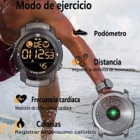 Reloj Deportivo para Hombres NORTH EDGE LAKER con Monitor de Ritmo Cardíaco Pasos Calorías Llamada Notificación 50m Impermeable Tecnología Inalámbrica - details 2