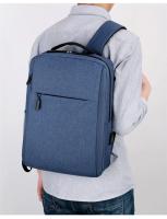Mochila de negocios para hombre, versión coreana, bolsa de viaje de moda, mochila informal para estudiantes, minimalista y a la - details 20
