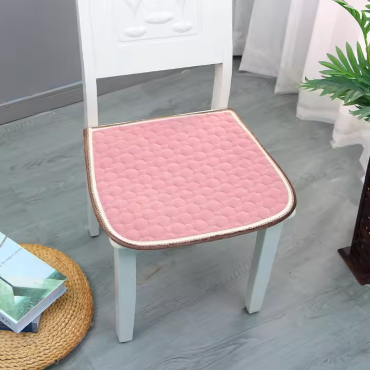 Alfombrilla para silla cómoda y creativa, superficie con forma de rejilla, textura suave, cojín para sofá, diseño cuadrado antideslizante, cojín para asiento, uso en sofá - 1
