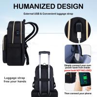 Mochila para ordenador portátil de 15,6 pulgadas, Mochila para mujer, antirrobo, viaje, trabajar, fiesta - details 4