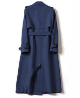 Gabardina de estilo británico para mujer, abrigo de rodilla para primavera y otoño, 2024 - details 3