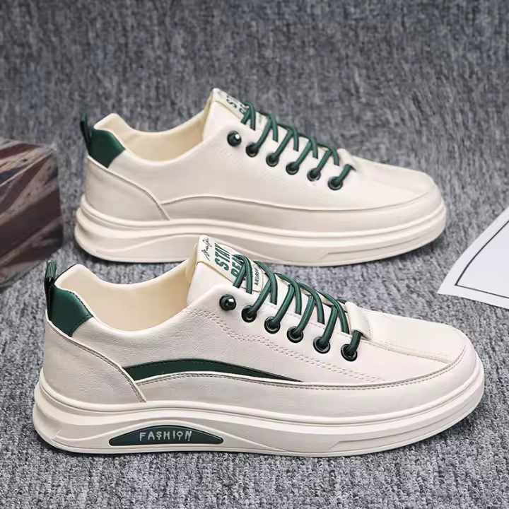 Los Hombres Nuevos Zapatos Blancos Deportes Y Ocio Zapatos De La Junta De Los Hombres Zapatos Versátiles De Los Hombres - 1