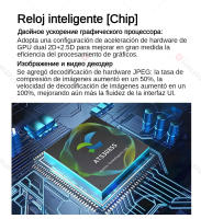 SANLEPUS Reloj Inteligente Hombre, Smartwatch con Pantalla AMOLED 1.43", 4GB Almacenamiento, Reproducción MP3/MP4, Asistente de Voz AI, Llamadas Bluetooth, Notificaciones, Modos Deportivos, Monitoreo de Sueño y Ritmo Cardíaco, para Android e iOS - details 4