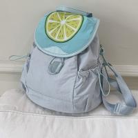Mochila con cordón para exteriores de Color dopamina, mochila impermeable de nailon con frutas para viajes, bolsa para libros de viaje, bolso de hombro para senderismo - details 11