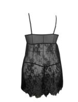Conjunto de lencería Sexy para mujer, camisón transparente, encaje Floral, erótica, Tanga, talla S-XXXL - details 2