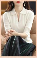Suéteres de Punto para Mujer Ropa Cálida de Moda, Suéter Informal de Manga Larga con Cuello en V, Top Holgado, Otoño e Invierno, Novedad de 2025 - details 2