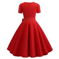 Elegante Vestido de Verano para Mujer Vintage 2025 Estilo Retro de los 50s 60s - details 2