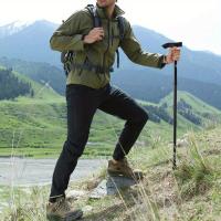 Bastones de Trekking plegables antigolpes ligeros para hombres y mujeres, perfectos para acampar al aire libre, senderismo y escalada - details 5