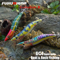 FUKUSHIMA 3,5 JIG DE CALAMAR EVOLUTION EGI Cebo de Madera para Camarones - details 3