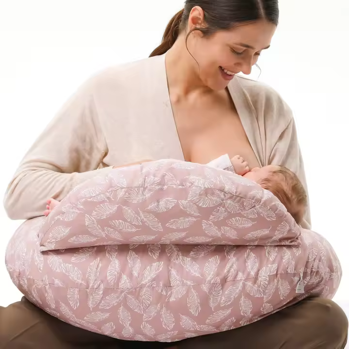Cojín de lactancia para maternidad y cuidado del bebé, almohada de lactancia desmontable y multifuncional para embarazadas - 1