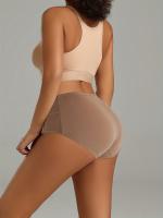 4 Paquetes de Bragas de Mujer sin Costuras de Punto Elegante - Color Sólido, Cintura Media, 95% Algodón, 5% Elastano, Perfectas para Deportes y Uso Diario - details 8