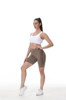 Nuevos pantalones cortos deportivos de cintura alta sin costuras con forma de sonrisa para mujer, pantalones cortos de entrenamiento de Yoga con realce, pantalones cortos sexys para correr y Fitness - details 11