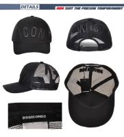 Gorra de béisbol de hip hop para hombre y mujer, sombrero con icono bordado negro, de algodón, DSQ, para verano - details 8