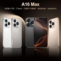 I16 Pro Max 5G Smartphone 7,3 pulgadas pantalla HD 72MP + 108MP Cámara Snapdragon 8 Gen 3 8000mAh Dual SIM desbloqueo teléfono versión Global 8+256GB. - details 15