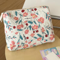 Set De 1 Pieza Bolso De Maquillaje Rosa Con Estampado De Flores Organizador De Viaje Premium Bolso De Cosméticos Bolsa De Hidratantes Bolsa De Toallas - details 3