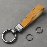 Llave de Cuero de Lujo Genuino Regalo de Negocios de Alta Calidad en Negro y Marrón - details 15