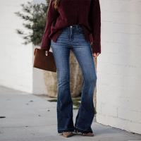 Jeans Acampanados de Cintura Alta para Mujer Pantalones de Diseñador de Lujo para Adolescentes - details 3