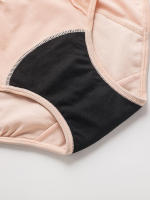 Ropa interior menstrual de encaje de algodón para mujer, para período de bajo flujo, 2 unidades por lote - details 5
