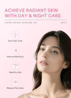 Set de Cuidado de la Piel Sakura de Belleza Kit de 6 Piezas con Limpiador, Toner, Sérum, Crema de Ojos, Esencia Herramientas de Cuidado de la Piel Facial - details 5