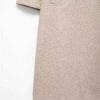 2024 otoño nuevo estilo europeo y americano doble botonadura solapa de manga larga de lana suave chaqueta suelta - details 15