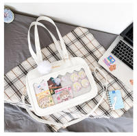 Bolso de bebé transparente suave para niña estudiante, bolso de hombro pequeño, bolso cuadrado, bolso de mensajero bidimensional - details 49