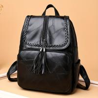 Bolso de cuero PU suave para mujer, mochila de viaje para mujer, dirección de la cabeza al azar - details 3