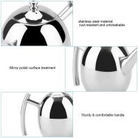 Tetera de Agua para Café de Acero Inoxidable Contenedor con Filtro de Malla Extraíble 1000ml/1500ml - details 6