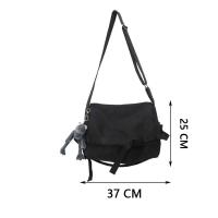 Bolso de lona cruzado para hombres y mujeres Mochila unisex de gran capacidad Mochila de lona A4 para salidas escolares - details 2