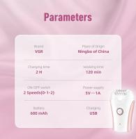 Afeitadora eléctrica portátil para mujer, aparatos de depilación recargables, depiladora para mujer, cuerpo completo - details 10