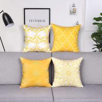 Juego de 4 fundas decorativas de cojín de 45x45 cm, fundas muy suaves con estampado para exteriores, para sofá o estantería - details 14