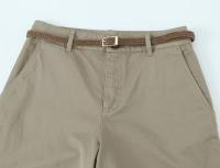 PB&ZA2025 nueva ropa de verano para mujer con múltiples colores, cinturón trenzado, pantalones casuales con temperamento de cintura media, estilo informal que combina con todo - details 3