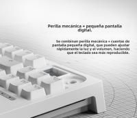 LT84 Teclado Mecánico Tri-modo Inalámbrico Bluetooth Con Cable Eje Verde Gaming Competición Oficina Teclado - details 6