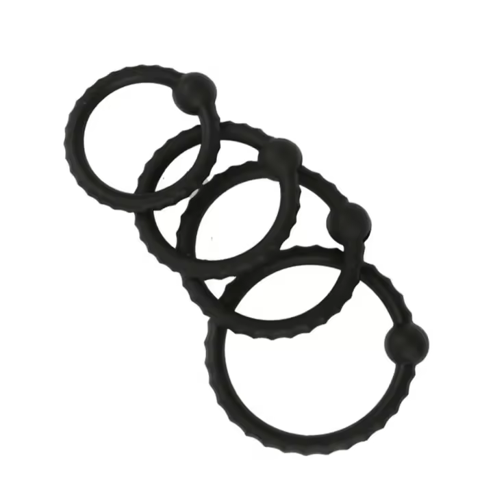 Leten elástico 4 Uds para hombres anillo masturbador masculino retrasar la eyaculación consolador extensor producto adulto juguetes sexuales - 1