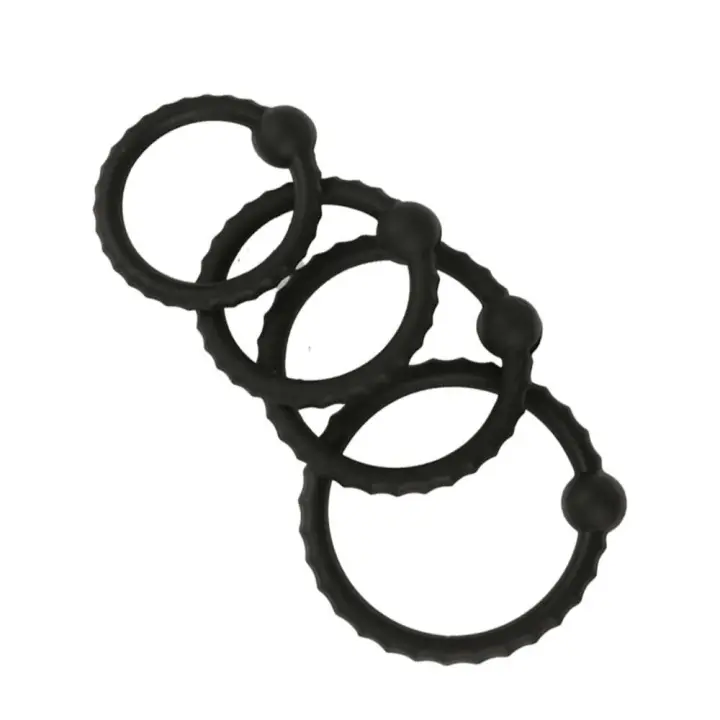 Leten elástico 4 Uds para hombres anillo masturbador masculino retrasar la eyaculación consolador extensor producto adulto juguetes sexuales - 1