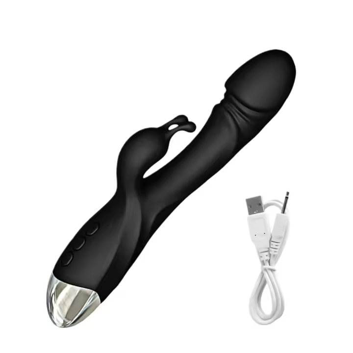 Potente vibrador de punto G de conejo para mujer, estimulador de clítoris, masaje de pezones y vagina, consolador masturbador femenino, juguete sexual silencioso para adultos - 1