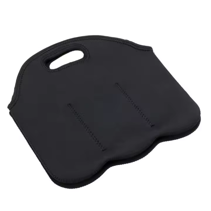 Bolsa portabotellas con aislamiento antideslizante, funda para botella de agua con asa, bolsa portadora de cerveza reutilizable, accesorios para tazas, 6 botellas - 1