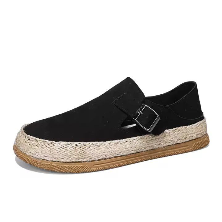Zapatos informales sin cordones para hombre, zapatos planos para exteriores, zapatos cómodos para hombre - 1
