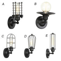 Lámpara de pared industrial vintage, candelabros de estilo europeo simple, comedor, dormitorio, pasillo - details 0