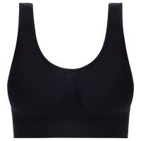 Sujetador deportivo de color sólido para mujer, top de fitness, gimnasio, yoga, entrenamiento atlético, suave, acolchado - details 34