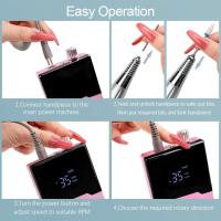 Lima eléctrica portátil E inalámbrica para manicura y pedicura, máquina profesional personalizada de 35000 RPM, recargable, para salón de belleza - details 6