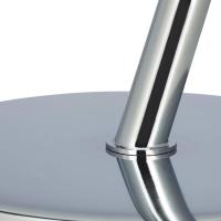 Mesita de salón, cristal-acero cromado, 52 x 45 x 45 cm, plateado, plata - details 3